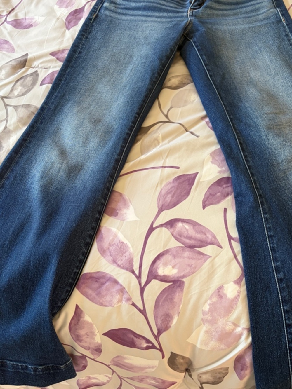 Buckle trouser jean